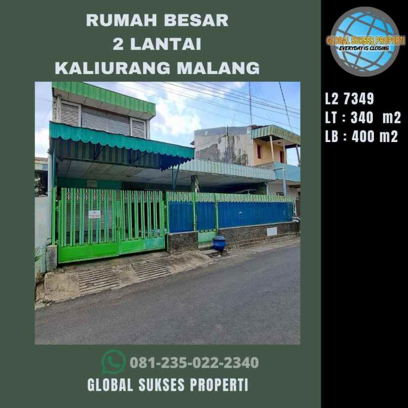 Rumah 2 Lantai Murah Strategis Di Klojen Malang