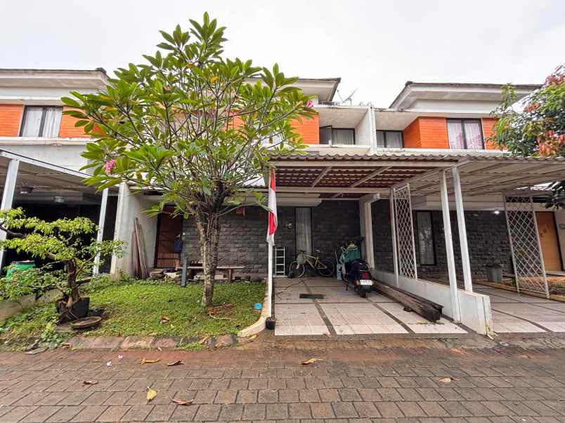 rumah asri dijual di dalam cluster di pamulang