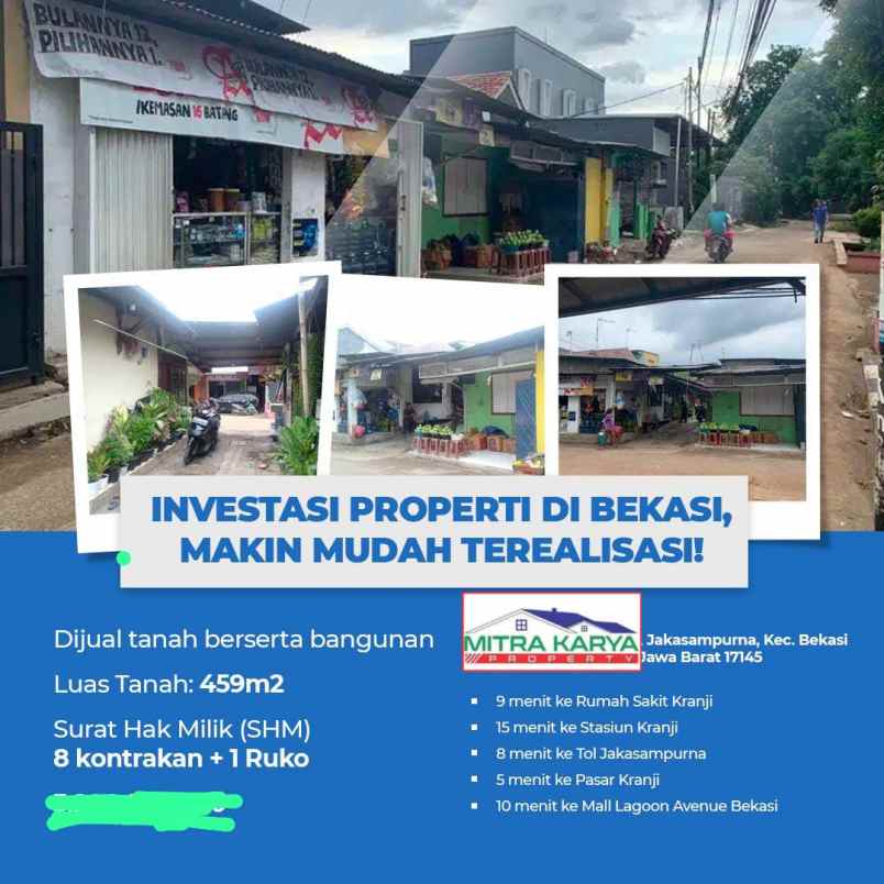 rumah asri tanah luas 216 m komplek gjs jakasampurna