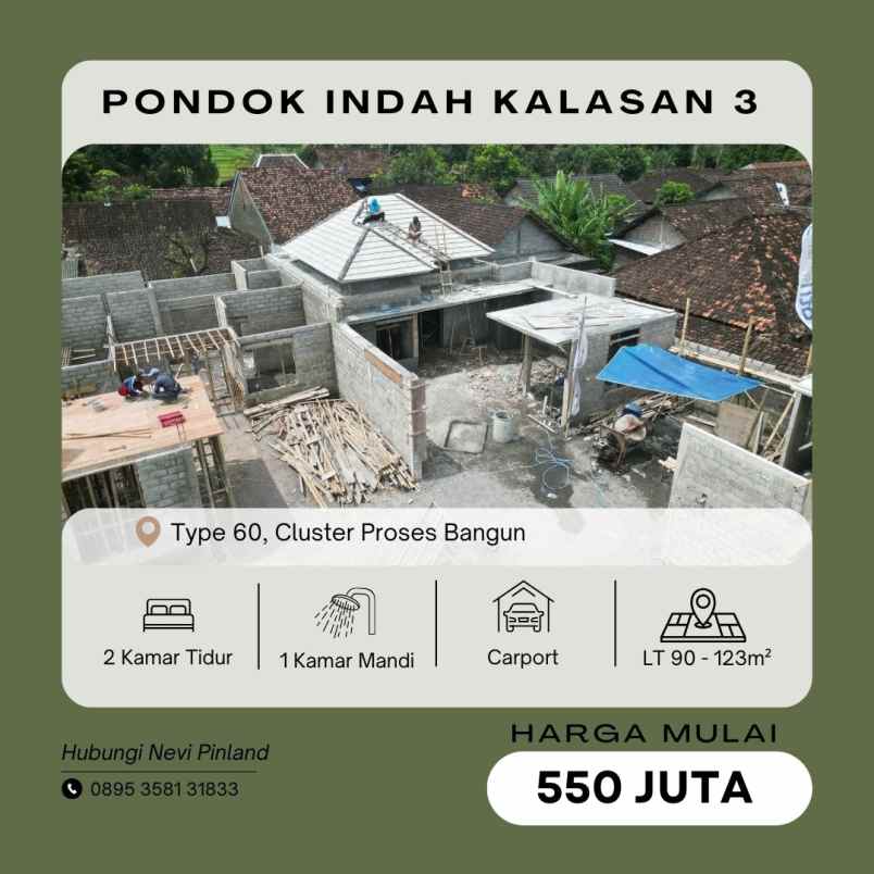 rumah baru minimalis dekat ringin purwomartani kalasan