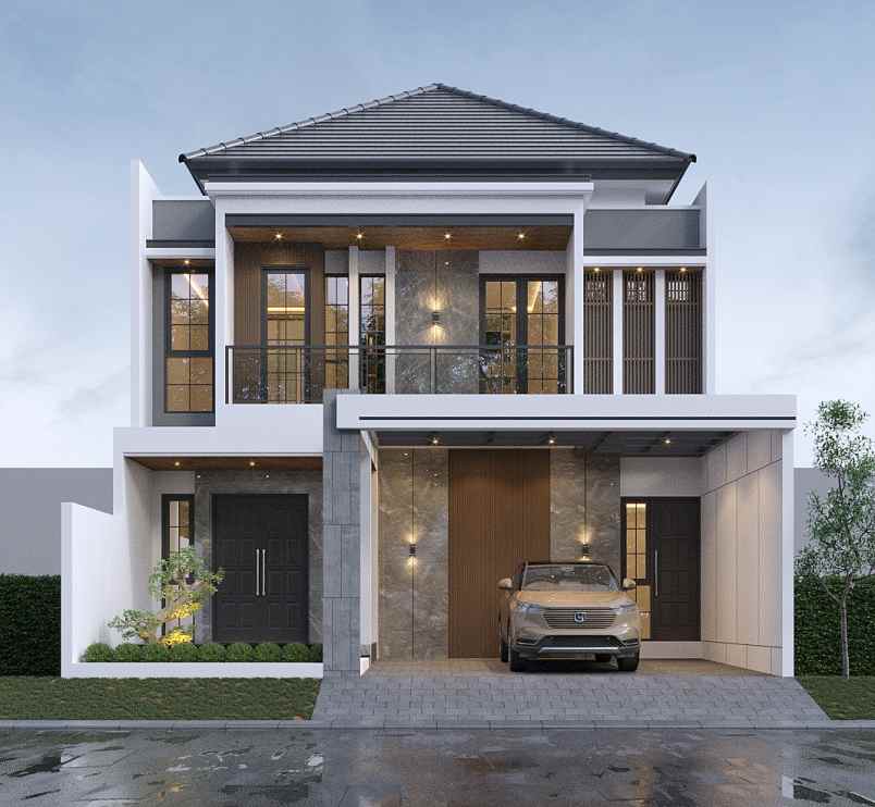 rumah baru modern lokasi araya malang