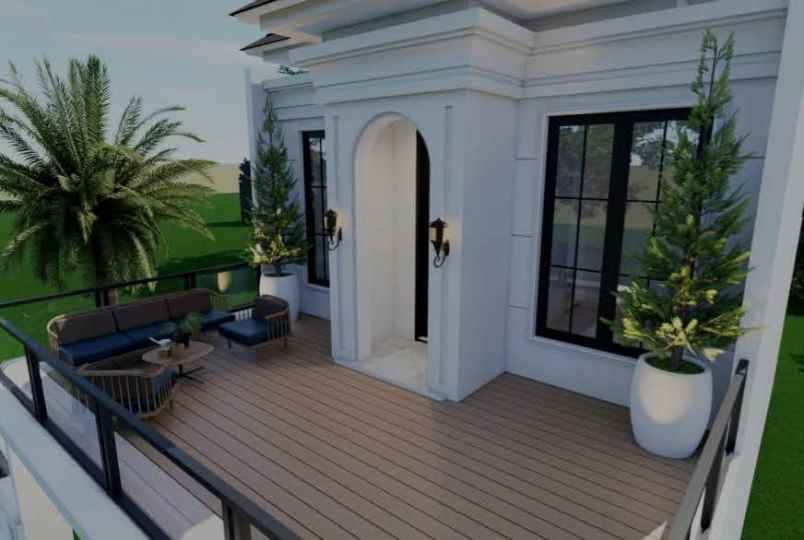 rumah baru modern minimalis posisi hook di sawojajar