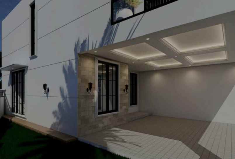 rumah baru modern minimalis posisi hook di sawojajar