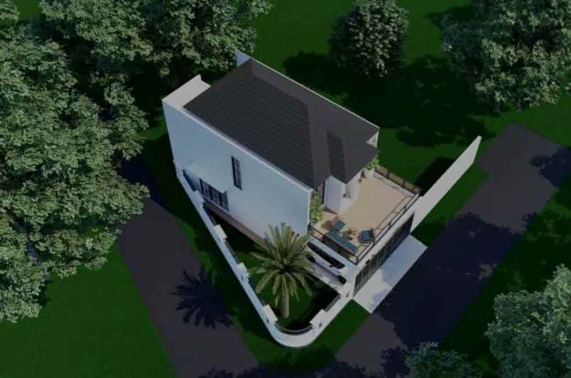 rumah baru modern minimalis posisi hook di sawojajar