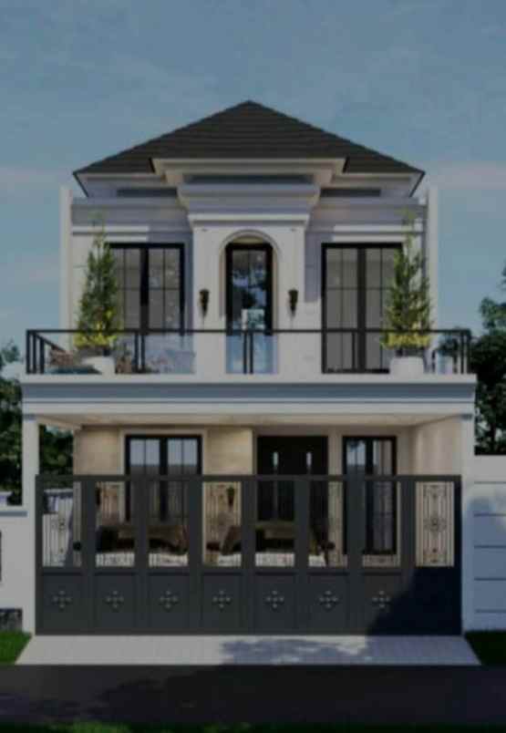 rumah baru modern minimalis posisi hook di sawojajar