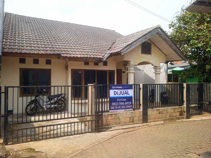 rumah bebas banjir dijual di jalan asem kunciran