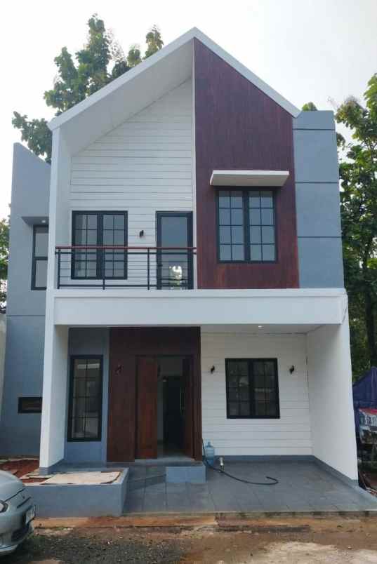 rumah desain scandinavian mewah 2 lantai