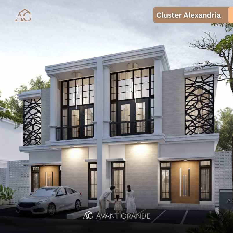 rumah di aurapark cluster alexandria