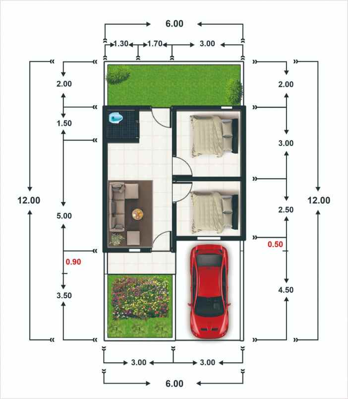 rumah di dalam kota makassar rappocini house