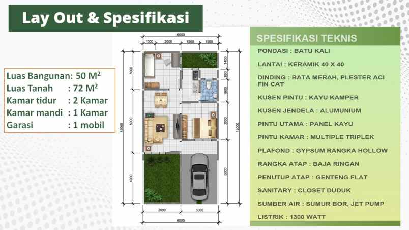 rumah jl h jaiman jatisari kec