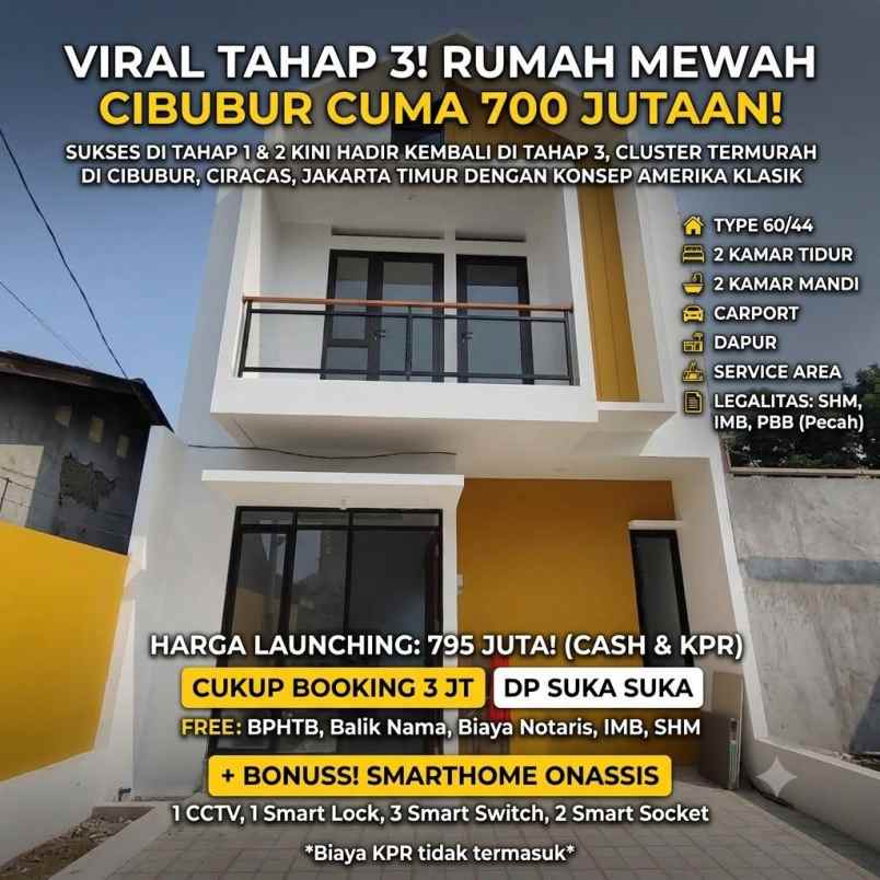rumah klasik amerika 700 jutaan di jakarta timur