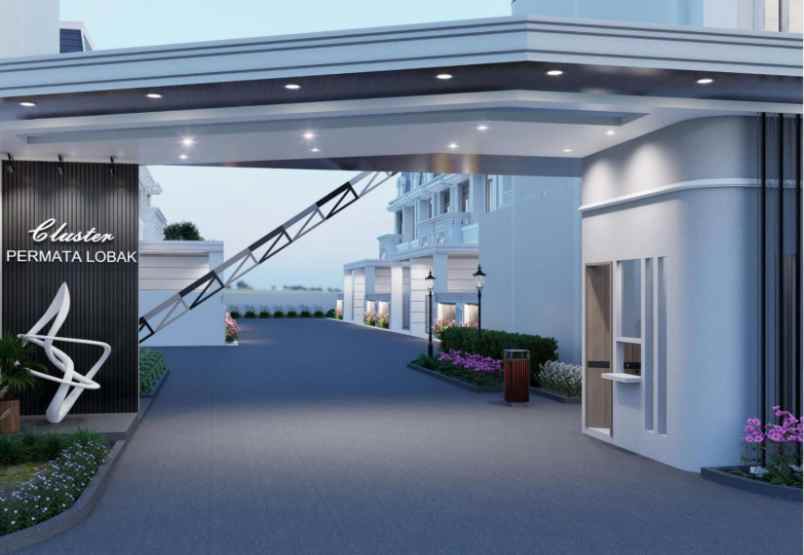 rumah mewah di jl lobak cluster istana bunga