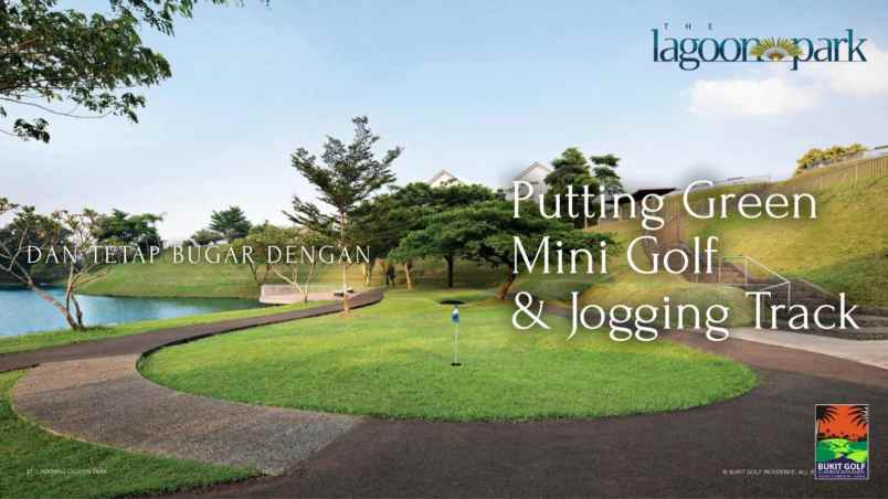 rumah mewah tepi danau di bukit golf cibubur