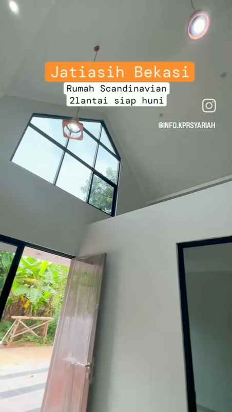 rumah scandinavian 2 lantai siap huni jatiasih bekasi