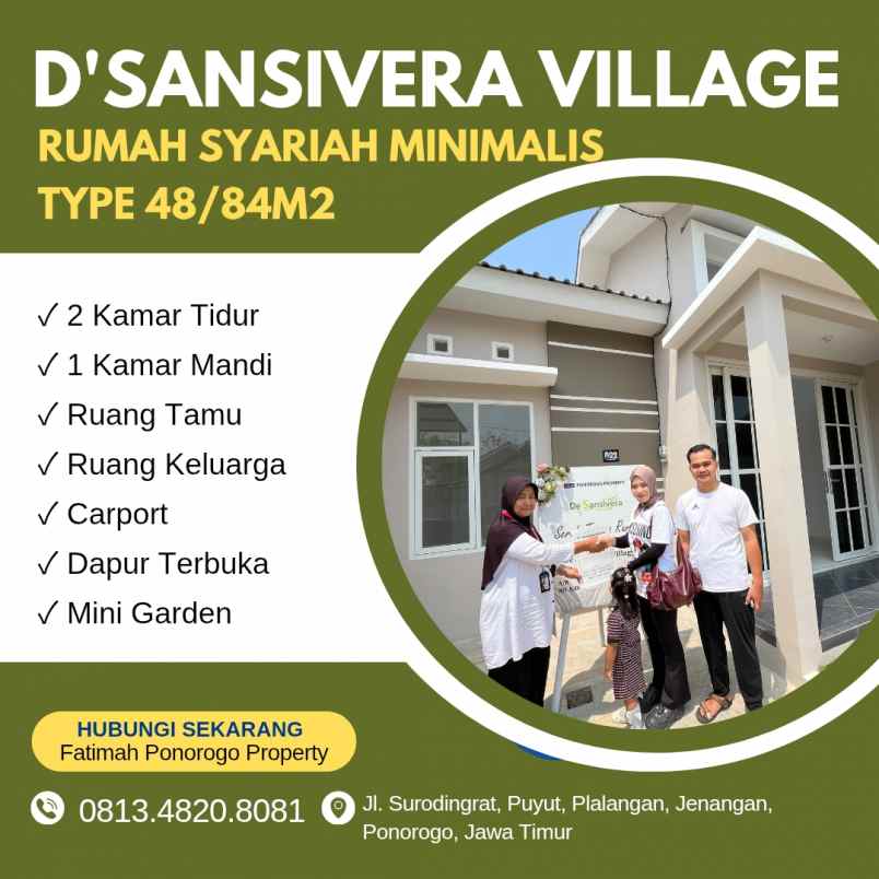 rumah syariah harga ekonomis di ponorogo