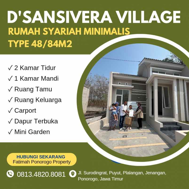 rumah syariah harga ekonomis di ponorogo