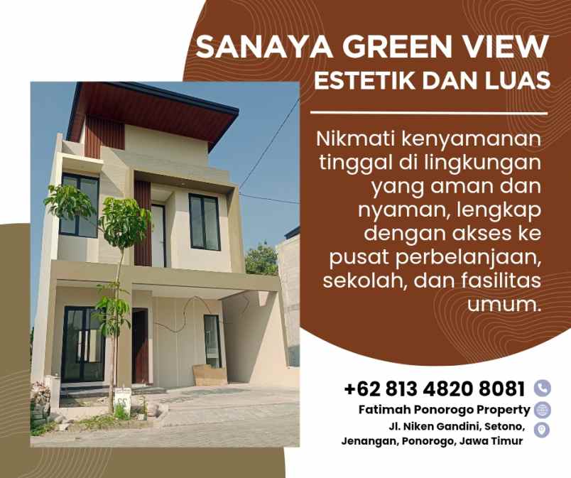 rumah terlaris syariah di lokasi strategis ponorogo