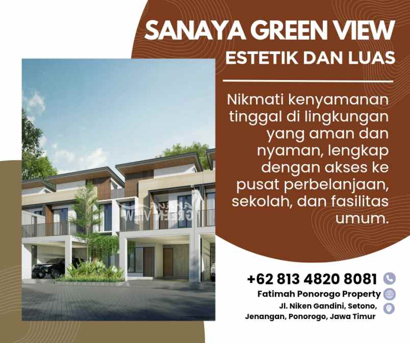 rumah terlaris syariah di lokasi strategis ponorogo