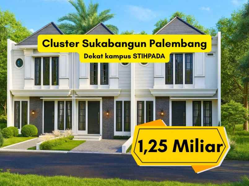 rumah type 90 palembang dekat rs fatimah
