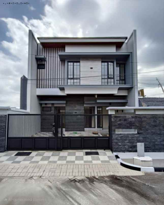 rumah wisma permai new minimalis carport 2