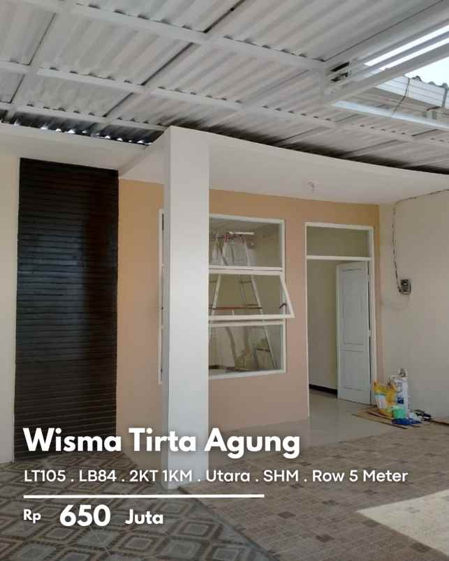 rumah wisma tirta agung gunung anyar row jln 5 mtr