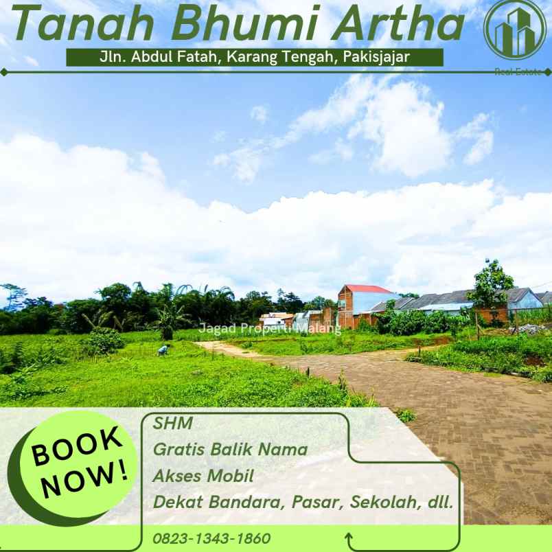 tanah kavling bhumi artha shm ready