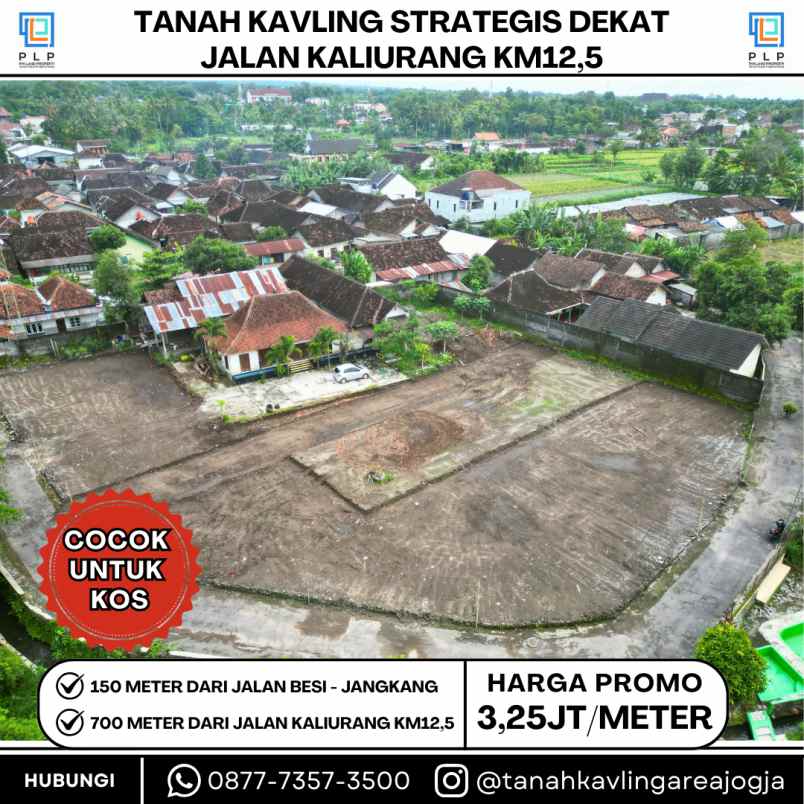 tanah kavling strategis di jalan kaliurang km12 5