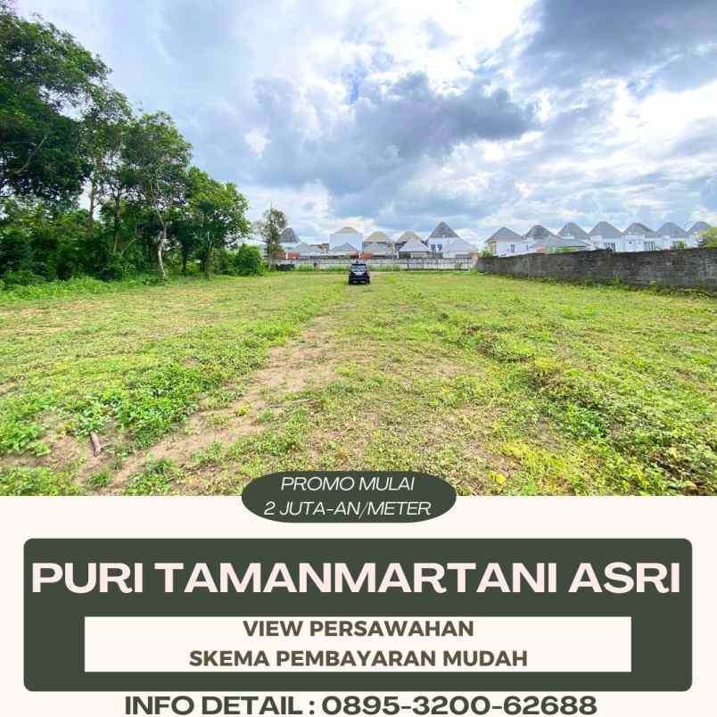 tanah pekarangan 189 juta di tamanmartani kalasan