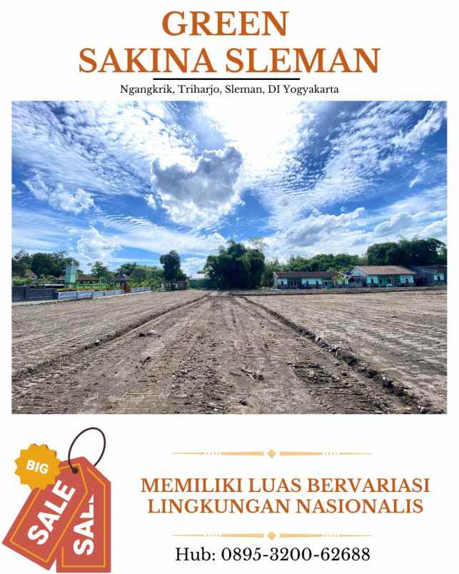 tanah pekarangan dekat jl magelang km 12