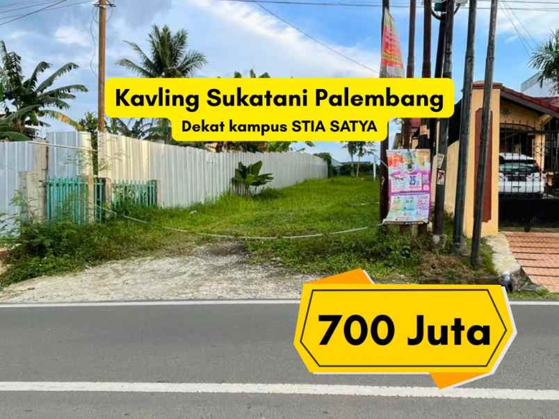 tanah pinggir jalan sukatani dekat pom blk