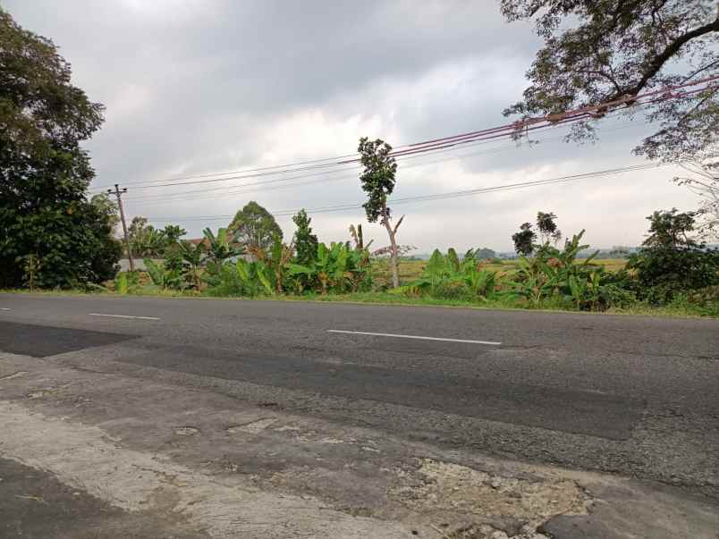 tanah tepi jl raya karangpandan