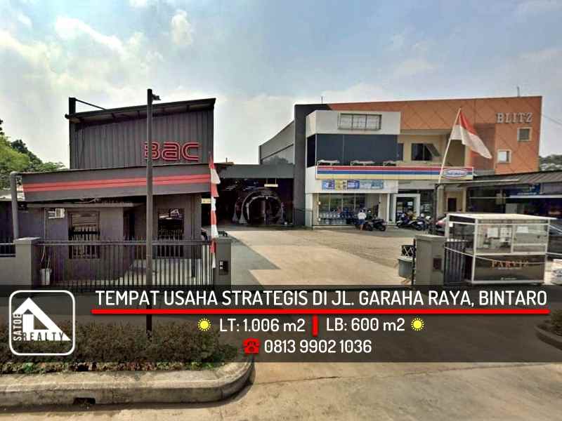 tempat usaha di graha raya pondok aren bintaro jaya
