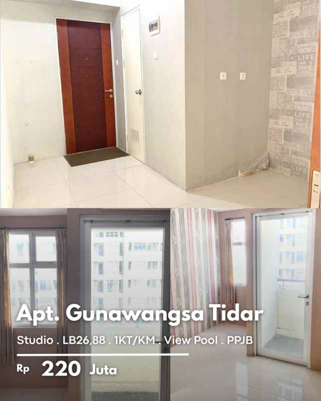 apartemen gunawangsa tidar new kosongan tower b