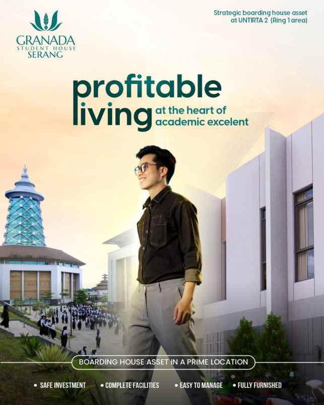 aset bisnis auto cuan rumah kos strategis dekat kampus