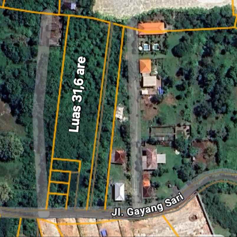 dijual 31 6 are jl gayang sari kutuh kuta selatan