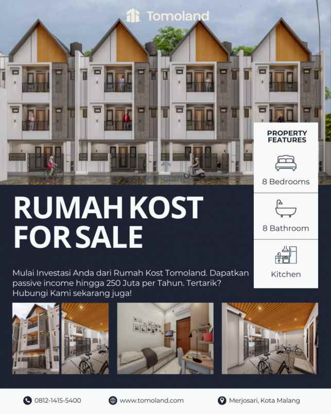 dijual kost jl chili jl perum joyo
