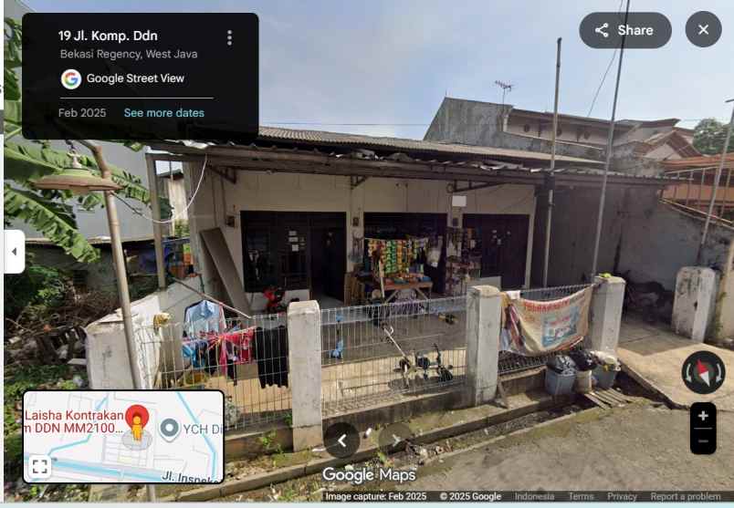 dijual kost jl komp ddn desa no 19