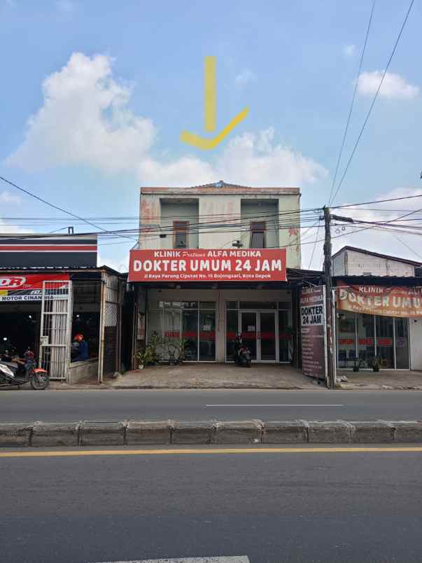 dijual ruko gudang kantor jalan cinangka raya