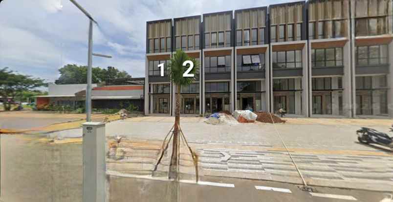 dijual ruko gudang kantor jalan raya quantum