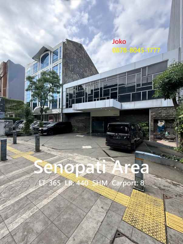 dijual ruko gudang kantor senopati