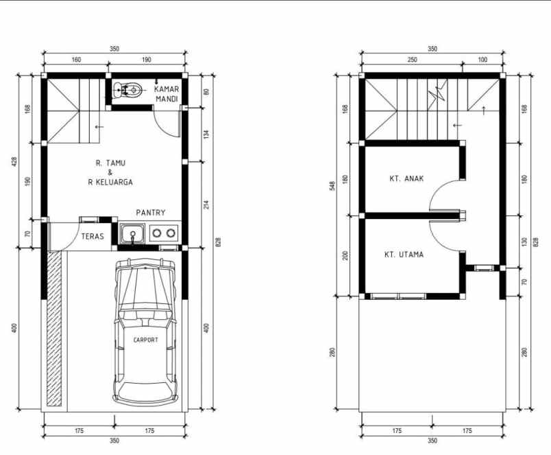 dijual rumah aparthouse 2 lantai ciracas jakarta timur