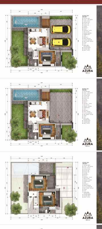 dijual rumah azura hill