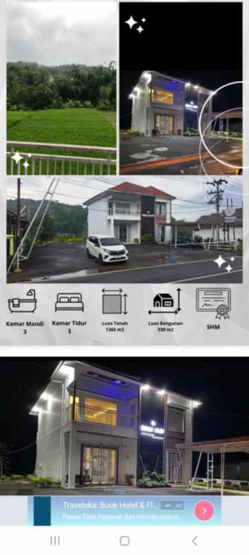 dijual rumah bisnis salon aktif maja majalengka