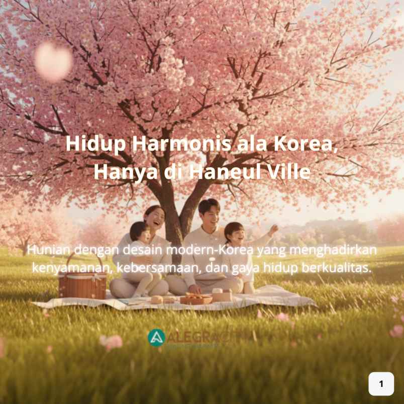 dijual rumah cantik bergaya korea di parung bogor