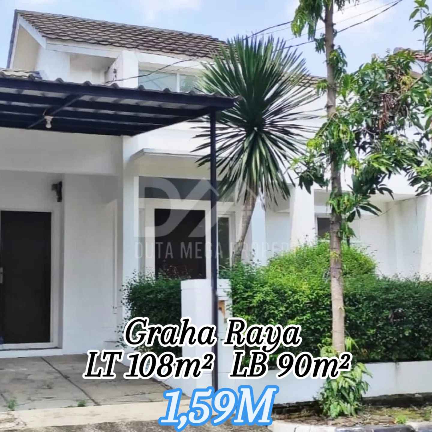 dijual rumah cantik di graha raya bintaro