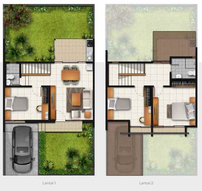 dijual rumah cluster tarubhawana