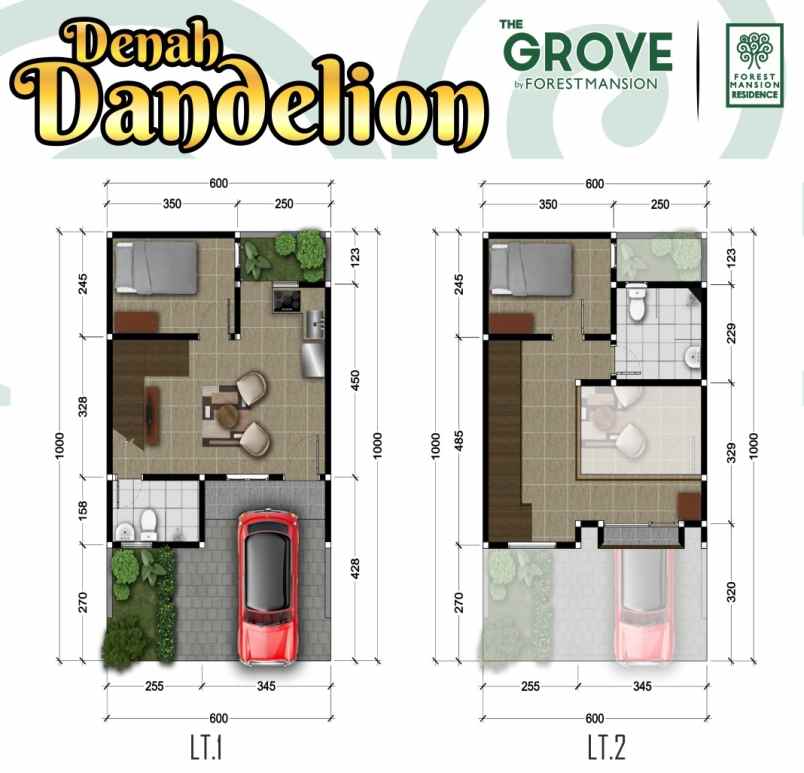 dijual rumah forest mansion residence