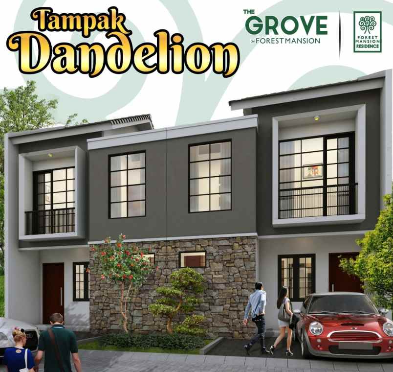 dijual rumah forest mansion residence