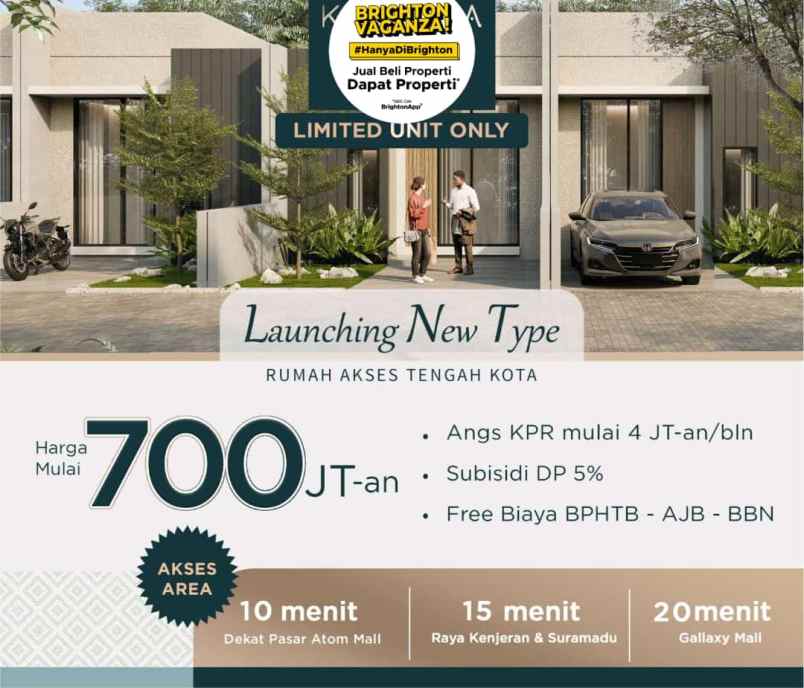 dijual rumah gunung sari