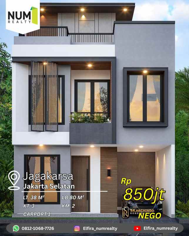 dijual rumah jagakarsa jakarta selatan